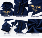 Milano Geometric Men's Hoodie & Jogger Set