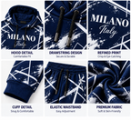 Milano Geometric Men's Hoodie & Jogger Set