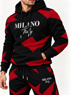 Milano Geometric Men's Hoodie & Jogger Set