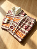 2-Piece Men's Stand Collar Zip-Up Jacket Set. Slim Fit, Soft and Breathable Fabric for All-Day Comfort.