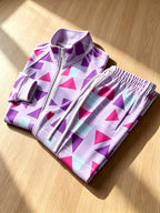 Men's Stand Collar Zip-Up Jacket and Pants Set product image 4