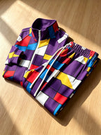 Men's Stand Collar Zip-Up Jacket and Pants Set product image 7