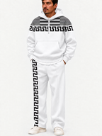 Men's Colorblock Half-Zip Hoodie & Pants Set