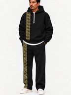 Men's Colorblock Half-Zip Hoodie & Pants Set