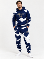 Milano Geometric Men's Hoodie & Jogger Set