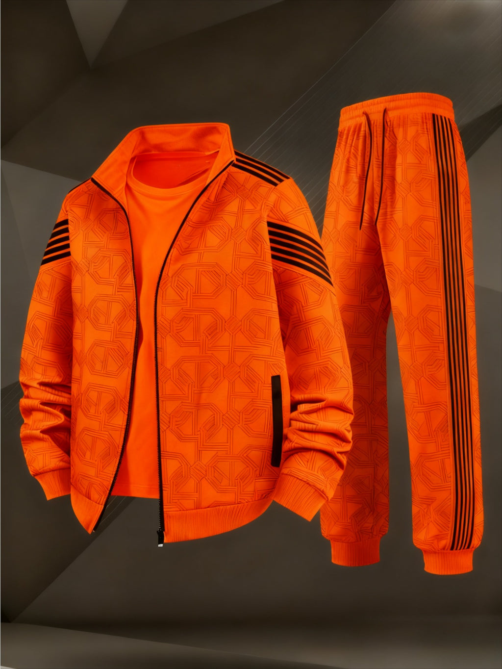 Men's Striped Long Sleeve Sportswear Set product image 5