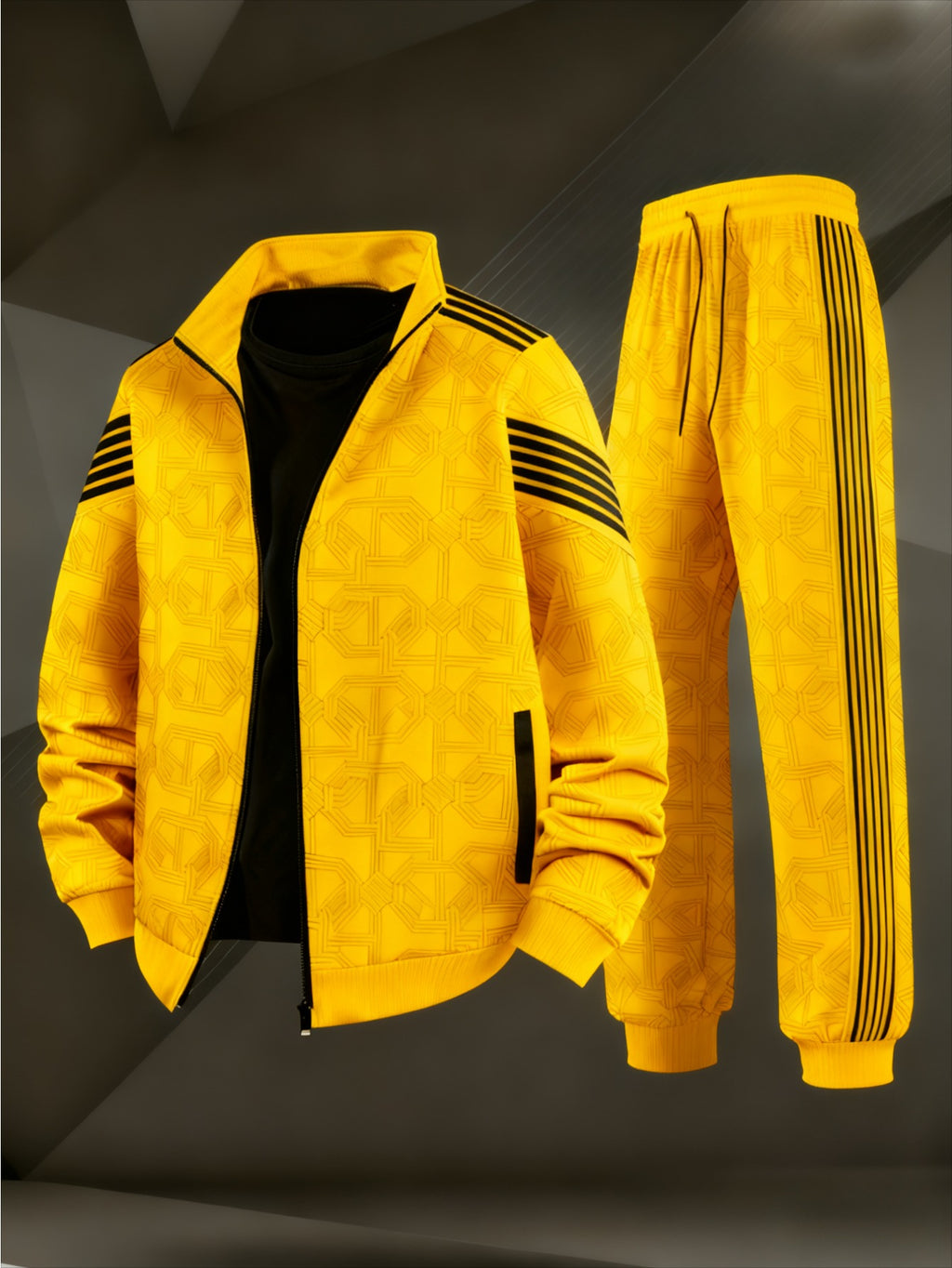 Men's Striped Long Sleeve Sportswear Set product image 4