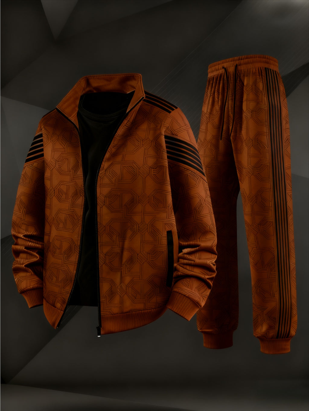 Men's Striped Long Sleeve Sportswear Set product image 6
