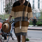 Men's Hawaiian V-Neck Shirt and Shorts Set product image 8